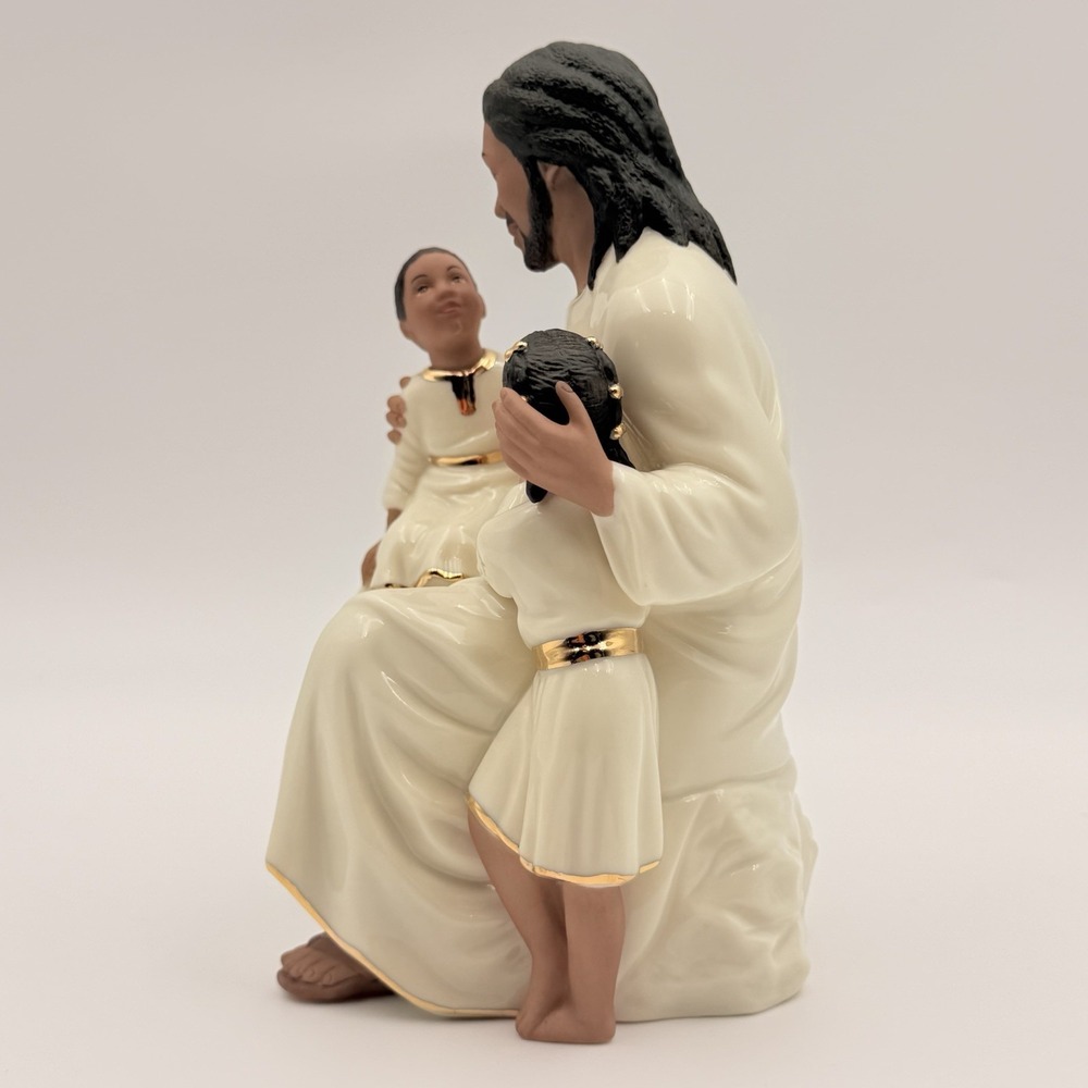 Lenox Cherished Blessings Jesus African America 1989 Retired Lmtd Ed Figurine - Picture 4 of 11
